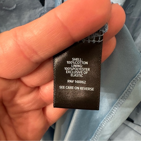 Torrid Mini Dress Spaghetti Straps Blue Elastic Back Polka Dots Monochromatic 2X - Picture 5 of 7